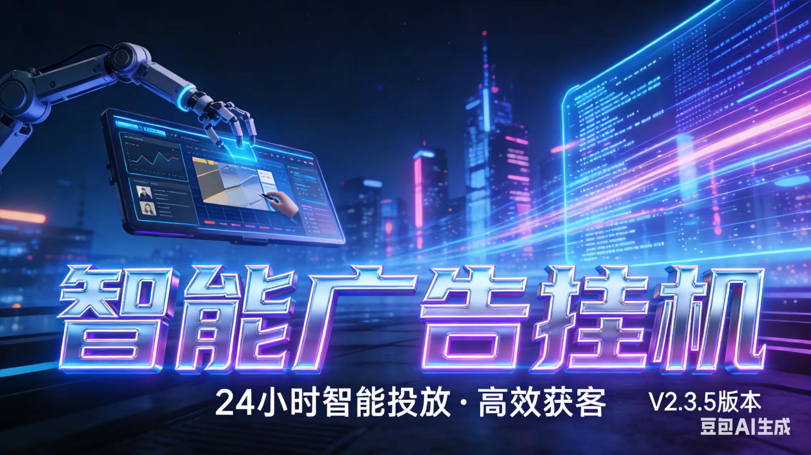 AI 广告云 · 全域流量变现平台