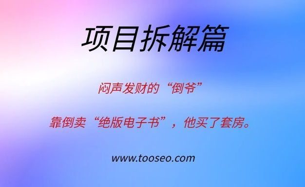 闷声发财的“倒爷”：靠倒卖“绝版电子书”，买了套房。