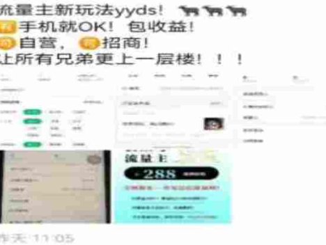 【某收费288】公众号流量主项目，教学宣称当天就有收益丨效果自测