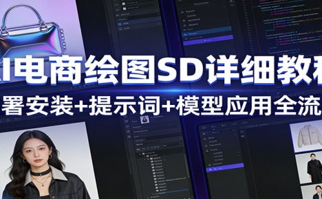 AI电商绘图SD详细教程：部署安装+提示词+模型应用全流程