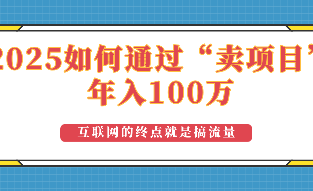 2025年如何通过“卖项目”实现100万收益：最具潜力的盈利模式解析
