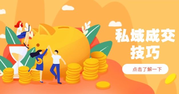 私域成交技巧，帮你从入门到精通，破解四大痛点，快速变现，轻松收钱
