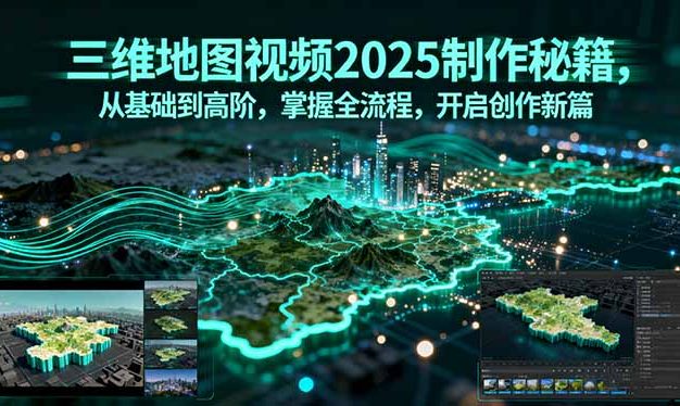 三维地图视频2025制作秘籍，从基础到高阶，掌握全流程，开启创作新篇