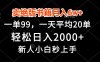 卖绝版书籍月入6w+，一单99，轻松日入2000+，新人小白秒上手