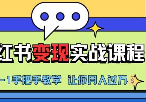 小红书推广实战训练营,小红书从0-1“变现”实战课程,教你月入过W【揭秘】