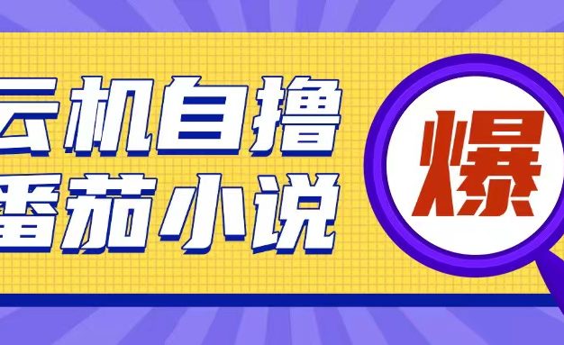 首发云手机自撸小说玩法，10块钱成本可撸200+收益操作简单【揭秘】