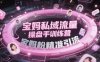 宝妈私域流量操盘手训练营，宝妈粉精准引流