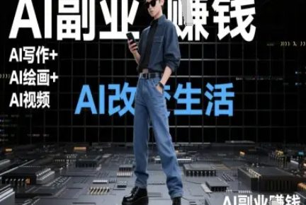AI改变生活(Ai写作+AI绘画+Ai视频),AI副业挣钱