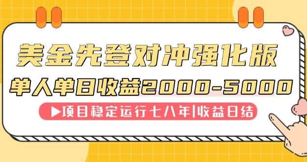 连续8年创单日收入NO.1项目，日收益2000-5000