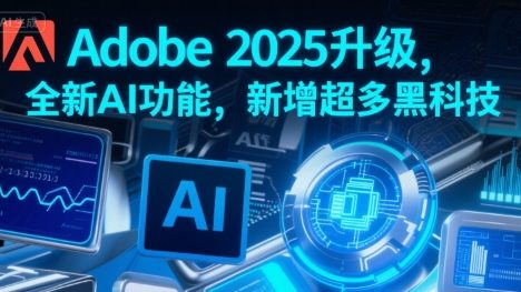 Adobe 2025升级，全新AI功能，新增超多黑科技