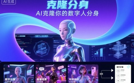 AI数字人认知实操课,克隆你的数字人分身