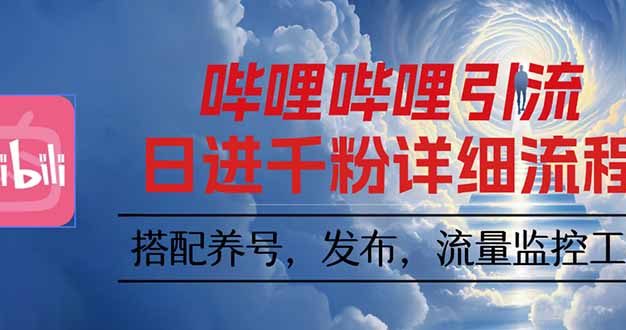 哔哩哔哩引流一个视频裂变100个矩阵玩法