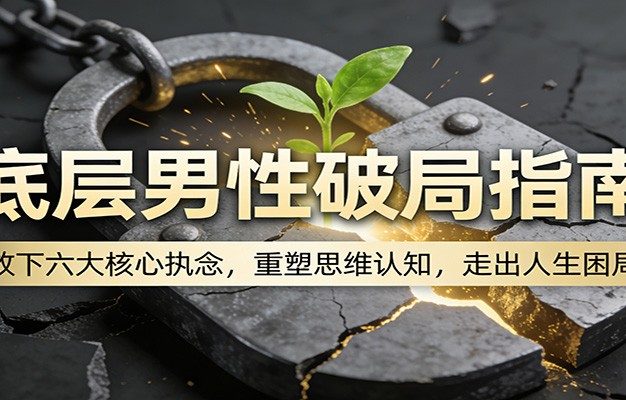 底层男性破局指南：放下六大核心执念，重塑思维认知，走出人生困局
