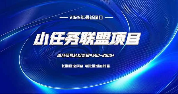 小任务联盟项目：一台电脑每天只需10分钟，轻松简单稳定