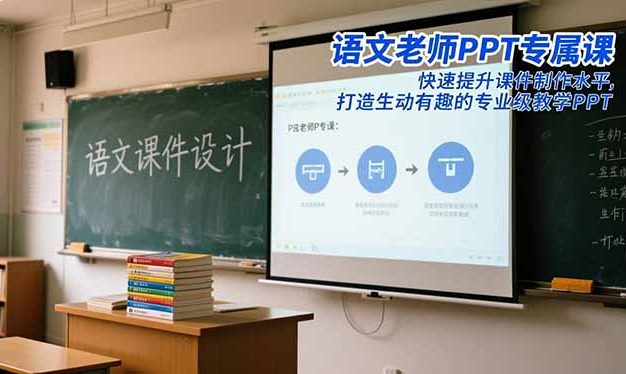 语文老师PPT专属课：快速提升课件制作水平，打造生动有趣的专业级教学PPT