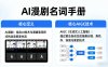 AI漫剧名词手册，分清AI漫剧核心定义，弄懂核心AIGC技术
